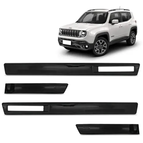 Jogo de Friso Lateral Jeep Renegade 2016 a 2025