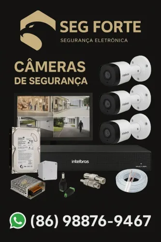 Câmera de segurança eletrônica 