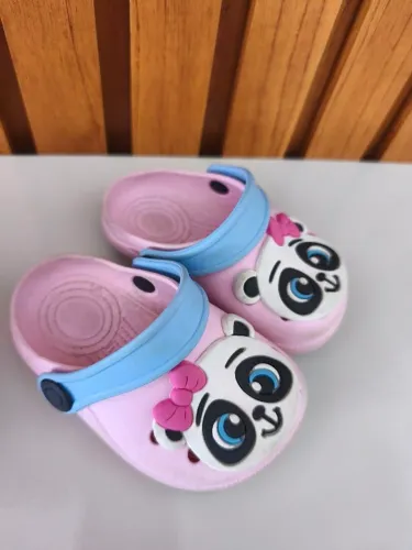 Sandália Babuches Infantil Panda Rosa 19/20