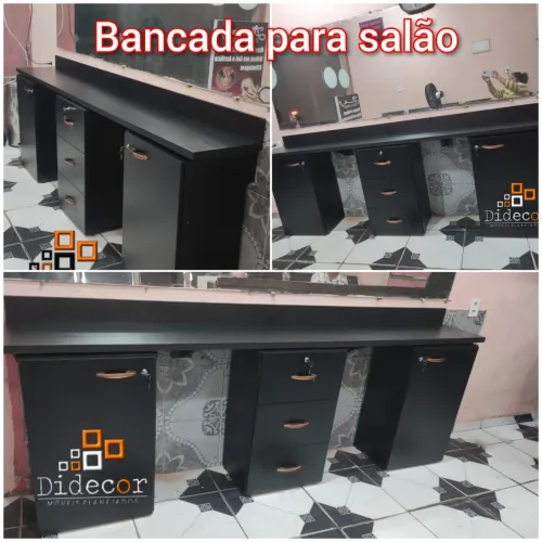 Bancada para salão de beleza