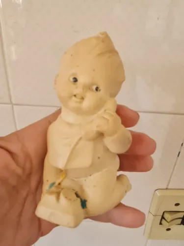 Brinquedos bebe antigos tipo mordedor de bebe de vinil emborrachado anos 70