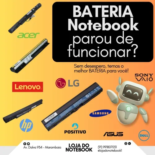 Baterias para Notebook - Diversas Marcas