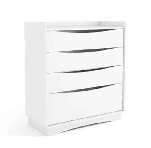 Cômoda Para Quarto 3 Gavetas E 1 Gavetão Kappesberg