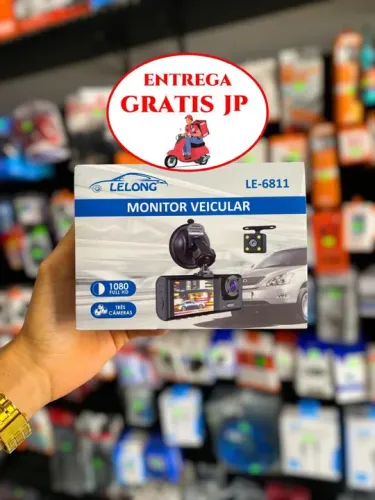 Gravador de Condução Com 3 Câmeras LELONG LE-6811
