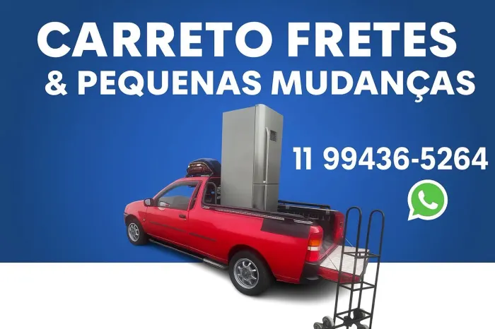 Fretes e Carretos Rápidos - Pickup Ford Courier a Serviço!<br>