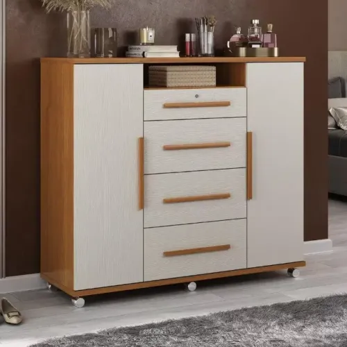 Cômoda Sapateira Versatil Branco Frete Grátis - Até 12x