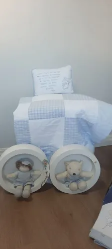 Lindo Kit decoração quarto menino com 7 itens 