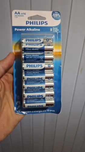 Pilhas AA Philips Power Alkaline 1.5V