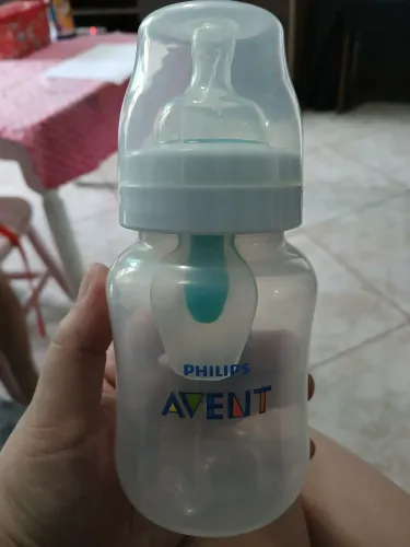 Mamadeira Avent 260 ml com valvula interna Anti gases