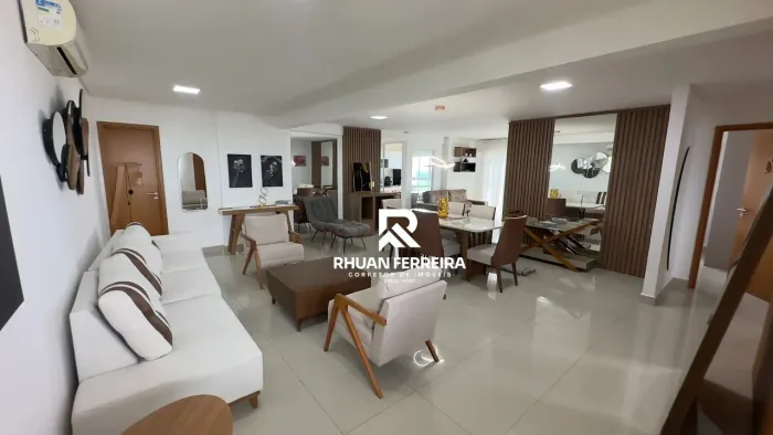 Apartamento Mobiliado Alto Padrão para Locação, 04 suites, no bairro do Alto Branco