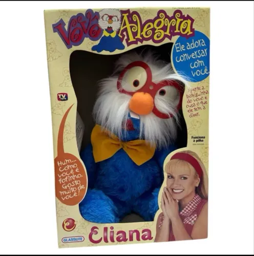Boneco Vovô Alegria da Eliana - Glasslite