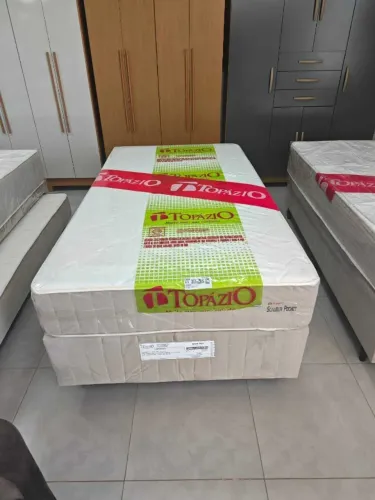 Cama Box Solteiro Molas Ensacadas Scalibur 0,88X1,88X,025 Novo entregamos
