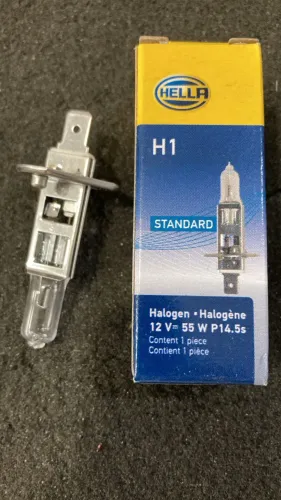 Lâmpada Halógena H1 Cristal 55w 12v Hella