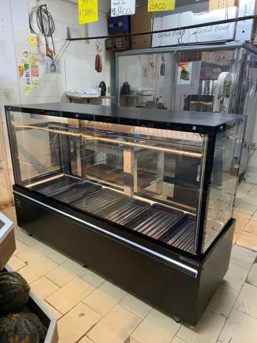 Balcão Expositor De Açougue Gancheira 2M Vanguard Top Refrimate