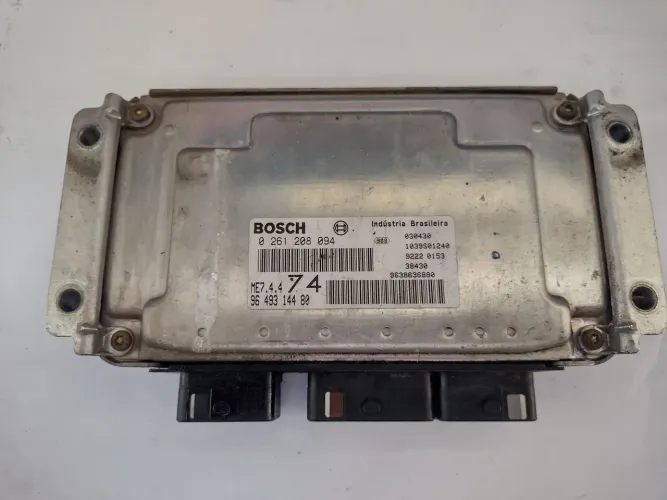 Módulo injeção Central eletrônica Bosch 0 261 208 094 Citroen C3 1.6 original 