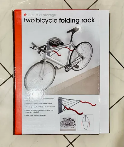 Suporte para 2 bicicletas com porta capacete