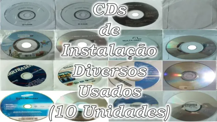 CDs de Instalação Diversos Antigos