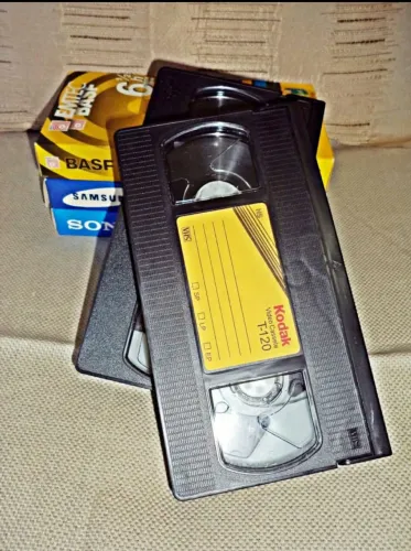 Lote 5 Fitas VHS Usadas Para Regravar