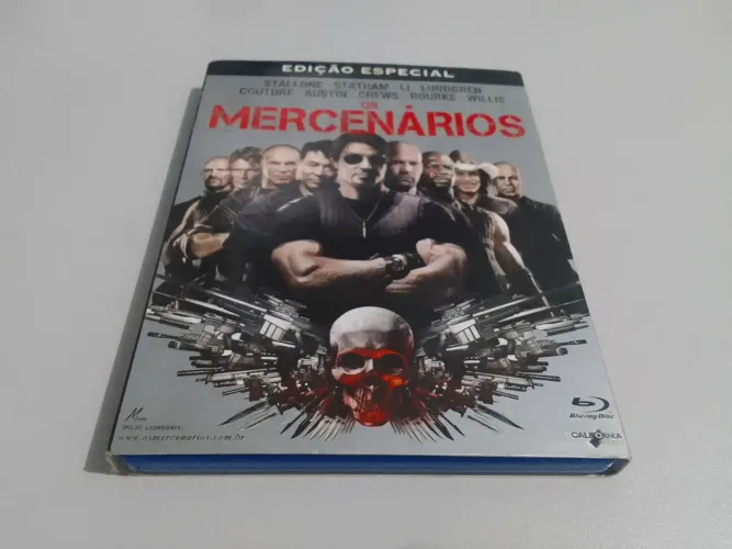 Blu-Ray Os Mercenários / Edição Especial - Com Luva