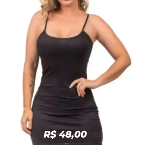 Vestido canelado