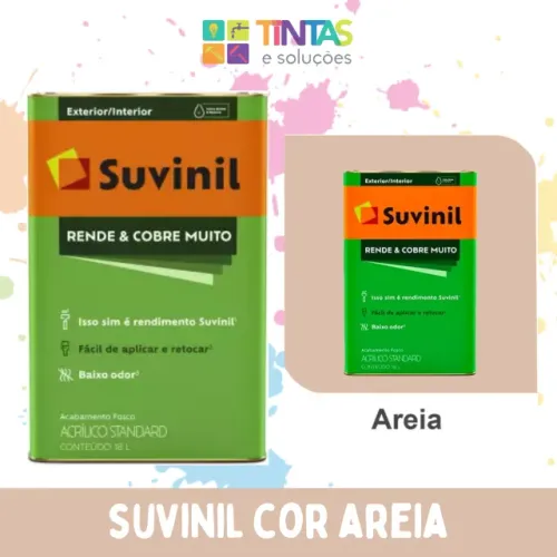 Tinta Suvinil Cor Areia