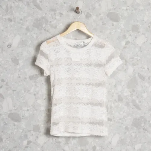 Blusa renda off white da Mary Anne clássica e muito charmosa!!!