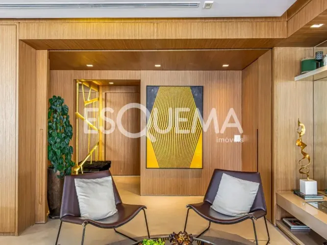 Apartamento com projeto moderno e sofisticado de Camila Klein