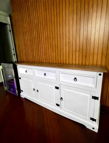 Alto Padrão: Buffet Balcãocom Acabamento Premium 3 GAVETAS