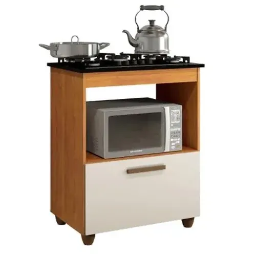 Balcão para Cooktop 4 ou 5 Bocas 1 Porta/ pronta entrega
