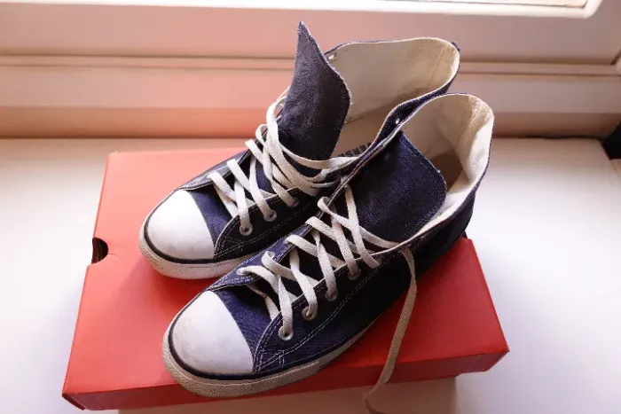 Converse All Star Cano Alto Azul Original Tam 42