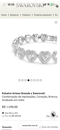Pulseira Swarovski