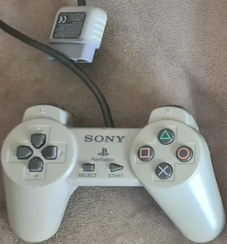 Controle Playstation 1 Ps1 Original Cinza