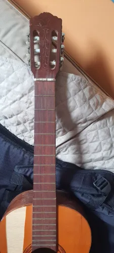 Braço de violão di giorgio com escala com trastes, tarraxas. Troculo e nut