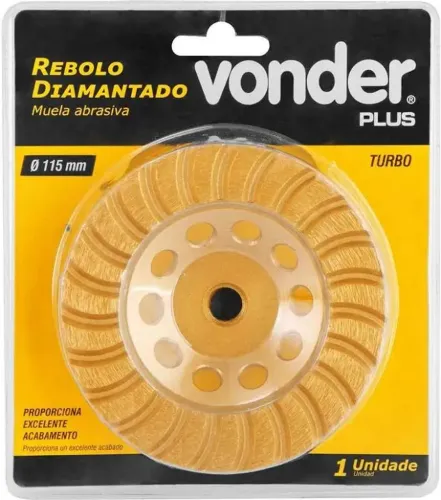 Rebolo Diamantado Vonder ø115mm