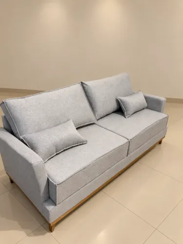 Sofá Living 3 Lugares Linho Acquablock Impermeável NOVO