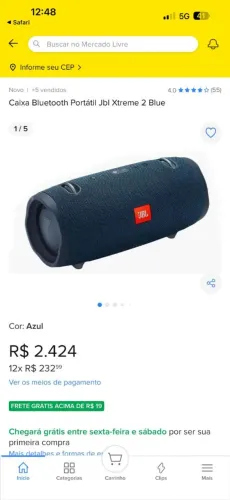 Caixa de som JBL