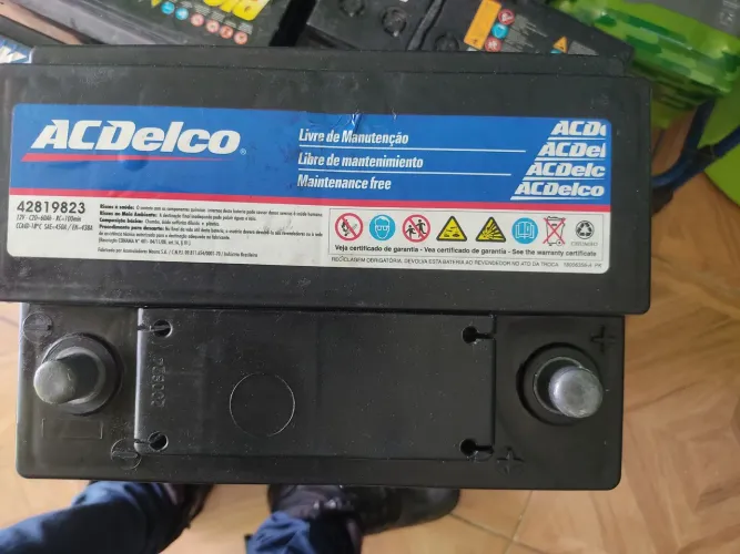 Bateria Seminova original acdelco 60 amperes