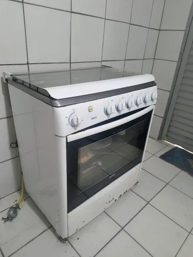 Fogão funcionando 