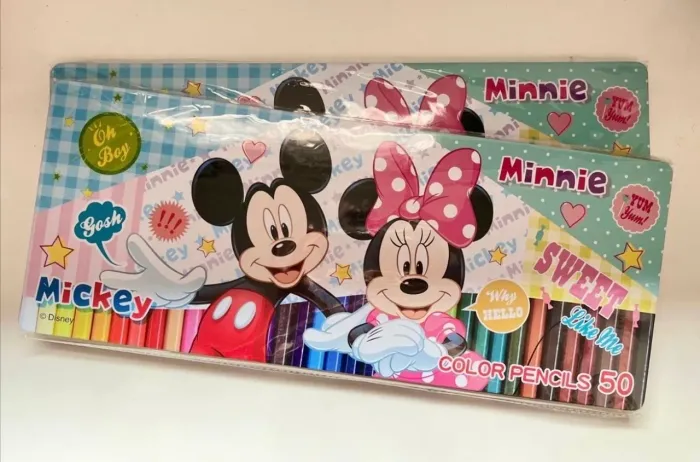 Caixa de Lápis de Cor Disney - 50 cores