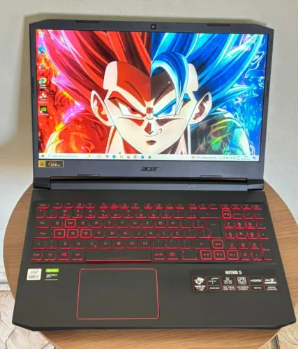 Notebook Gamer Acer nitro 5 - i7 de 10 ger. 16gb de ram, 2 SSDs - GTX 1650