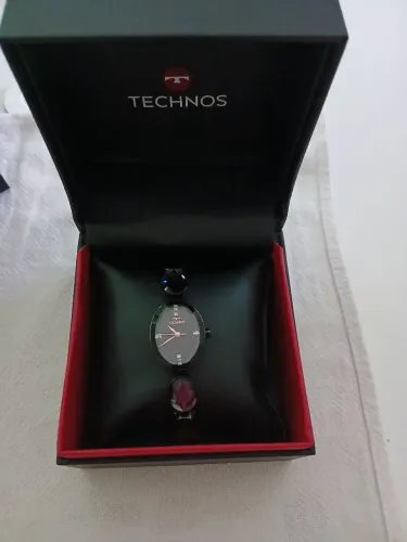 RELÓGIO TECHNOS FEMININO APROVA DAGUA COM PEDRAS
