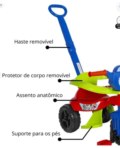 Triciclo menino