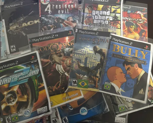 40 jogos PlayStation 2 - Tudo por 150
