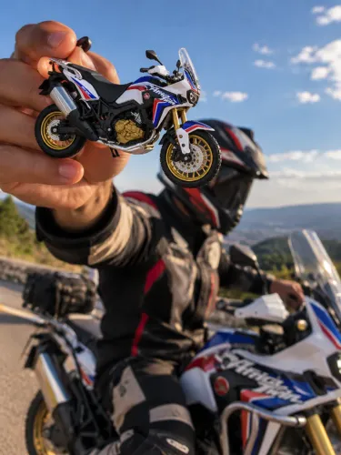 Honda Africa Twin Miniatura 1:18 - Metal Maisto