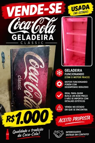 ? GELADEIRA À VENDA