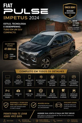 Fiat Pulse Impetus 1.0 Turbo 200 Flex Aut. 2024
