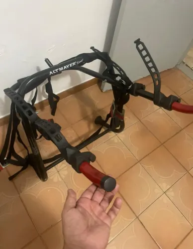 Suporte duplo de bike para carro