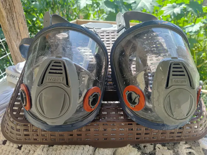 Mascara facial com filtro MSA