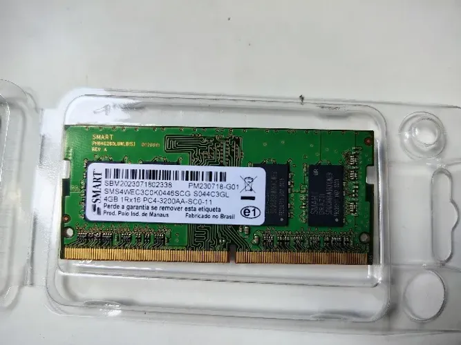 Memória RAM SMART 4GB DDR4 3200MHz para Notebook - SO-DIMM