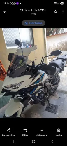 VERSYS 650 TOURER COM BAÚS SEMI-NOVA